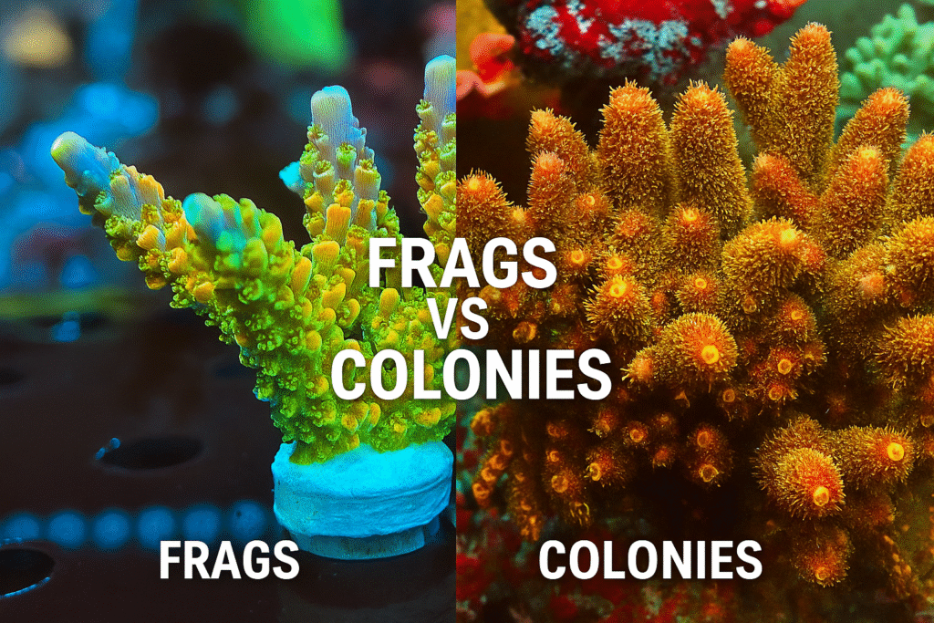 Acropora Frag vs Colony – Frags vs Colonies Comparison